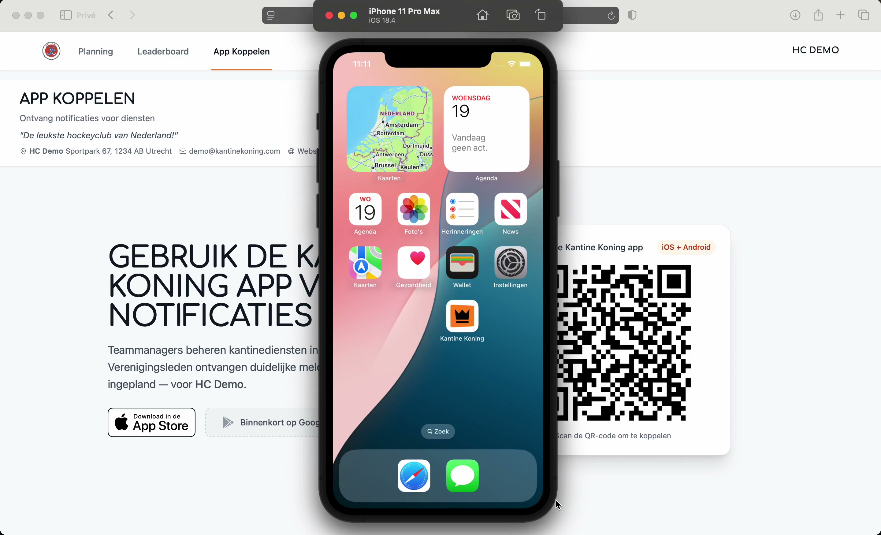Mobiele App